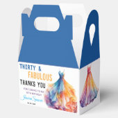 Watercolor Dress 30th Birthday Elegant & Feminine フェイバーボックス (オープン)