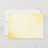 Watercolor Duckling Splash Gender Neutral  サンキューカード (裏面)