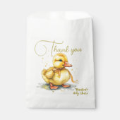 Watercolor Duckling Splash Gender Neutral フェイバーバッグ (正面)