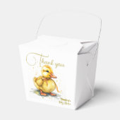 Watercolor Duckling Splash Gender Neutral  フェイバーボックス (正面サイド)