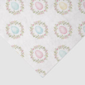 Watercolor Easter Egg Floral Wreath  薄葉紙 (詳細)