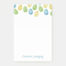 Watercolor Easter Egg Notes ポストイット