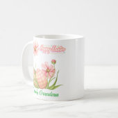 Watercolor Easter Egg Personalized Mug コーヒーマグカップ (正面左)