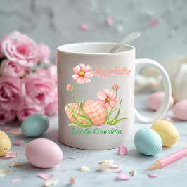 Watercolor Easter Egg Personalized Mug コーヒーマグカップ