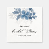  Watercolor Elegant Eucalyptus   スタンダードカクテルナプキン (正面)