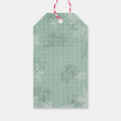 Watercolor Elegant Santa  Baby Christmas  Baby Sho ギフトタグ (裏面)