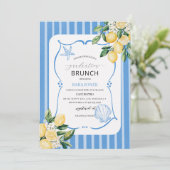 Watercolor Elegant Wildflowers graduatioInvitation 招待状 (スタンド正面)