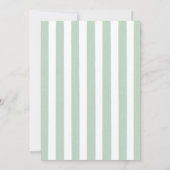 Watercolor Elegant Wildflowers graduatioInvitation 招待状 (裏面)