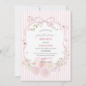 Watercolor Elegant Wildflowers graduatioInvitation 招待状 (正面)