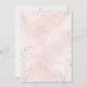 Watercolor Elephant Baby Shower Invitation 招待状 (裏面)