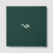 Watercolor Eucalyptus Botanical Wedding ゲストブック (裏面)