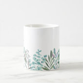 Watercolor Eucalyptus Greenery Coffee Mug コーヒーマグカップ (中央)