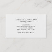 Watercolor eucalyptus greenery professional 名刺 (裏面)