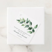 Watercolor Eucalyptus Wedding | White フェイバータグ (インサイチュ)