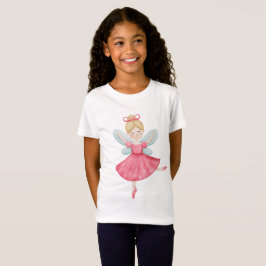 Watercolor Fairy Ballerina Kids T-Shirt Tシャツ