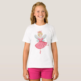 Watercolor Fairy Ballerina Kids T-Shirt Tシャツ