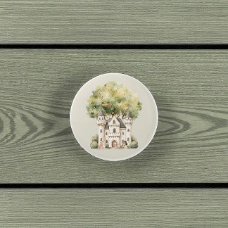 Watercolor Fairytale Princess Whimsical セラミックノブ