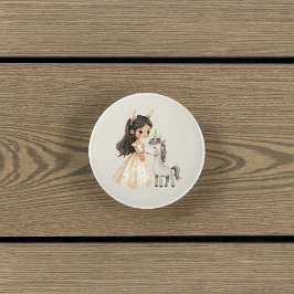 Watercolor Fairytale Princess Whimsical セラミックノブ