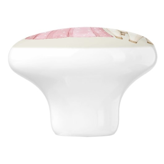 Watercolor Fairytale Princess Whimsical セラミックノブ (側面)