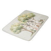 Watercolor Fairytale Princess Whimsical バスマット (アングル)