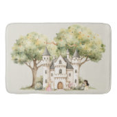 Watercolor Fairytale Princess Whimsical バスマット (正面)