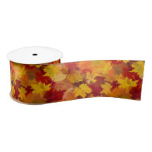 Watercolor Fall Leaves - Vintage Autumn Pattern 