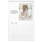 Watercolor Fantasies by MHHR 2026 Calendar カレンダー (1月 2026)