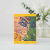 watercolor fantasy illustration woman goddess life ポストカード (スタンド正面)