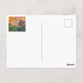 watercolor fantasy illustration woman goddess life ポストカード (裏面)