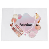 Watercolor Fashionロゴ ラージペーパーバッグ (正面)