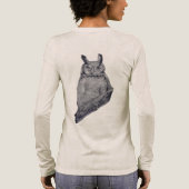 Watercolor Feather トライブレンドＴシャツ (背面)