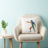 watercolor fencing クッション (椅子)