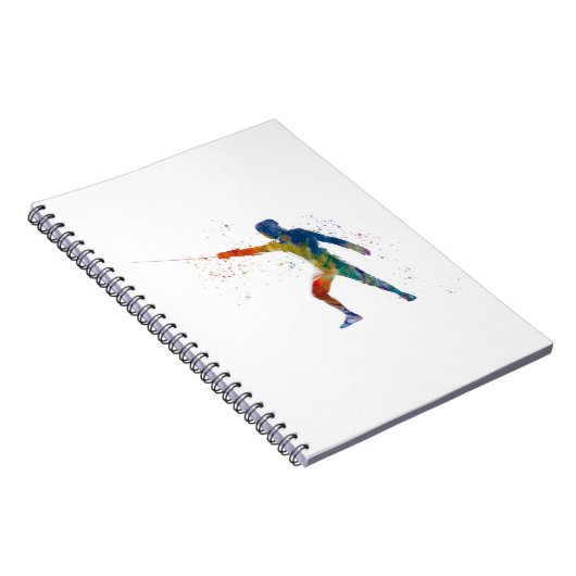 watercolor fencing ノートブック (右側)