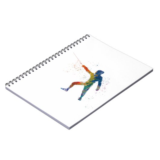 watercolor fencing ノートブック (左側)