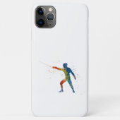 watercolor fencing Case-Mate iPhoneケース (裏面)