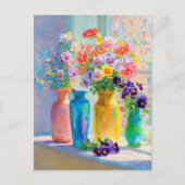 Watercolor Floral  ポストカード (正面)