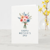 Watercolor Floral Art Card カード (黄色い花)