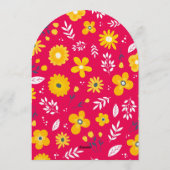 Watercolor Floral Baby Shower Invitation 招待状 (裏面)