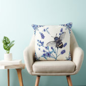 Watercolor Floral Bee Garden Mother’s Day クッション (椅子)