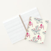 Watercolor Floral Botanical Spiral Notebook ノートブック (内部)