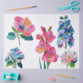 watercolor floral bundle 薄葉紙 (クラフト)
