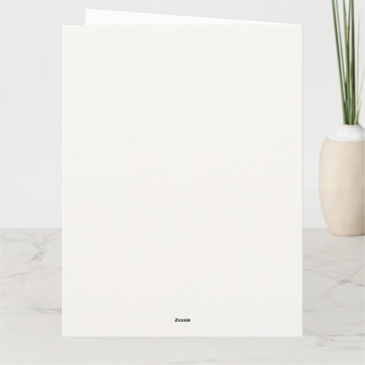 Watercolor Floral Easter Egg カード (裏面)