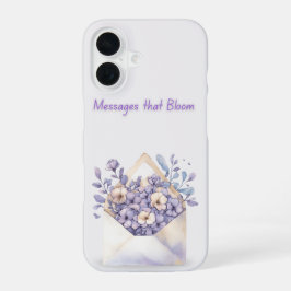 Watercolor Floral Envelope iPhone 16ケース