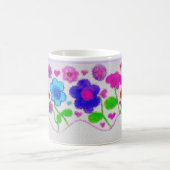 Watercolor Floral Gift Mug コーヒーマグカップ (中央)