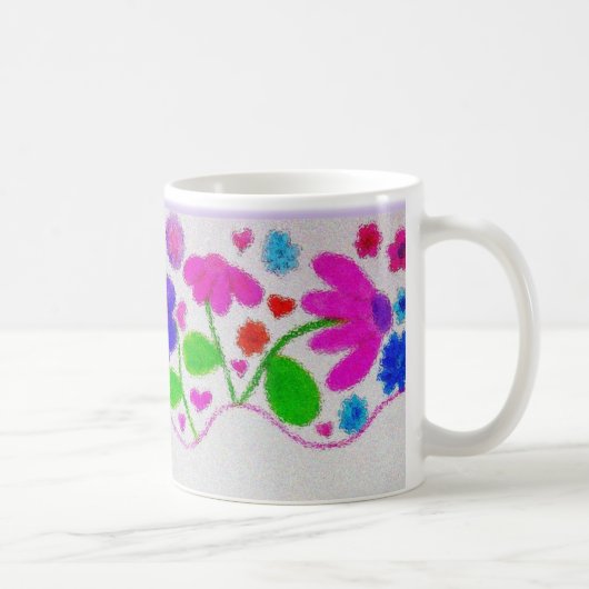 Watercolor Floral Gift Mug コーヒーマグカップ (右)