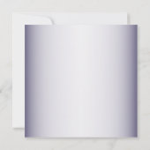 Watercolor Floral Golden Geometric Purple Wedding セーブザデート (裏面)