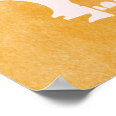 Watercolor Floral Lanterns Ramadan Mubarak Poster ポスター (角)