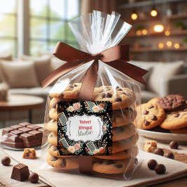 Watercolor Floral Lash Artist ラウンドシール