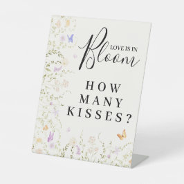 Watercolor Floral Love Is In Bloom Bridal Shower  台座サイン