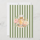 Watercolor Floral Luxury Perfume Bridal Shower 招待状 (裏面)
